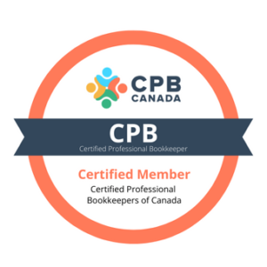 CPB Canada Certified Member badge, Certified Professional Bookkeepers of Canada